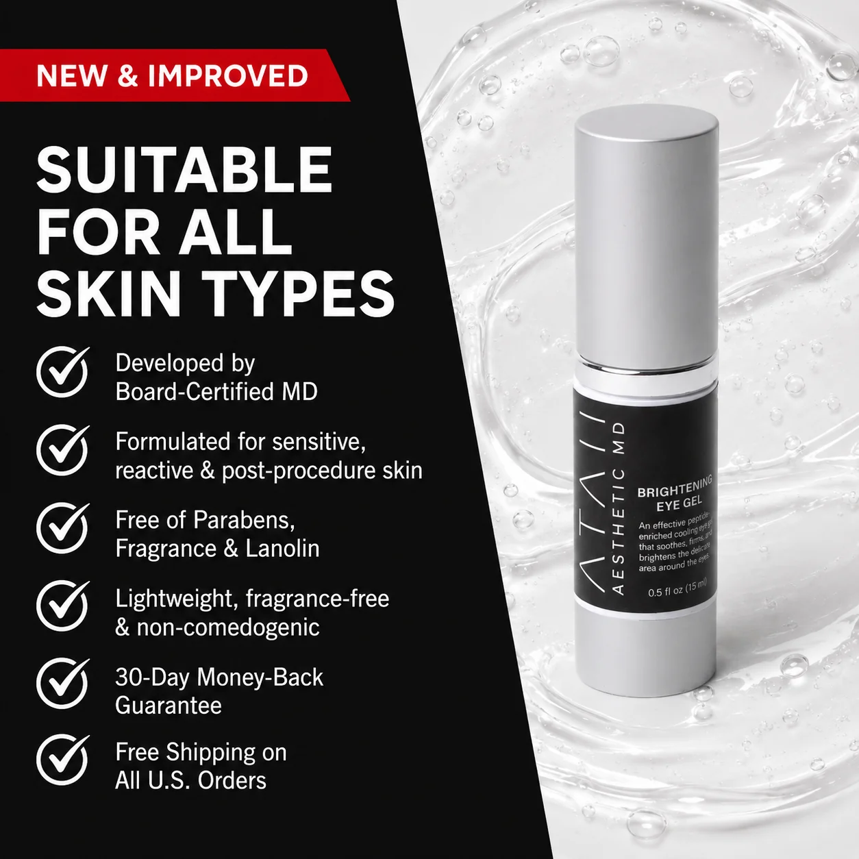 Brightening Eye Gel suitable for all skin types