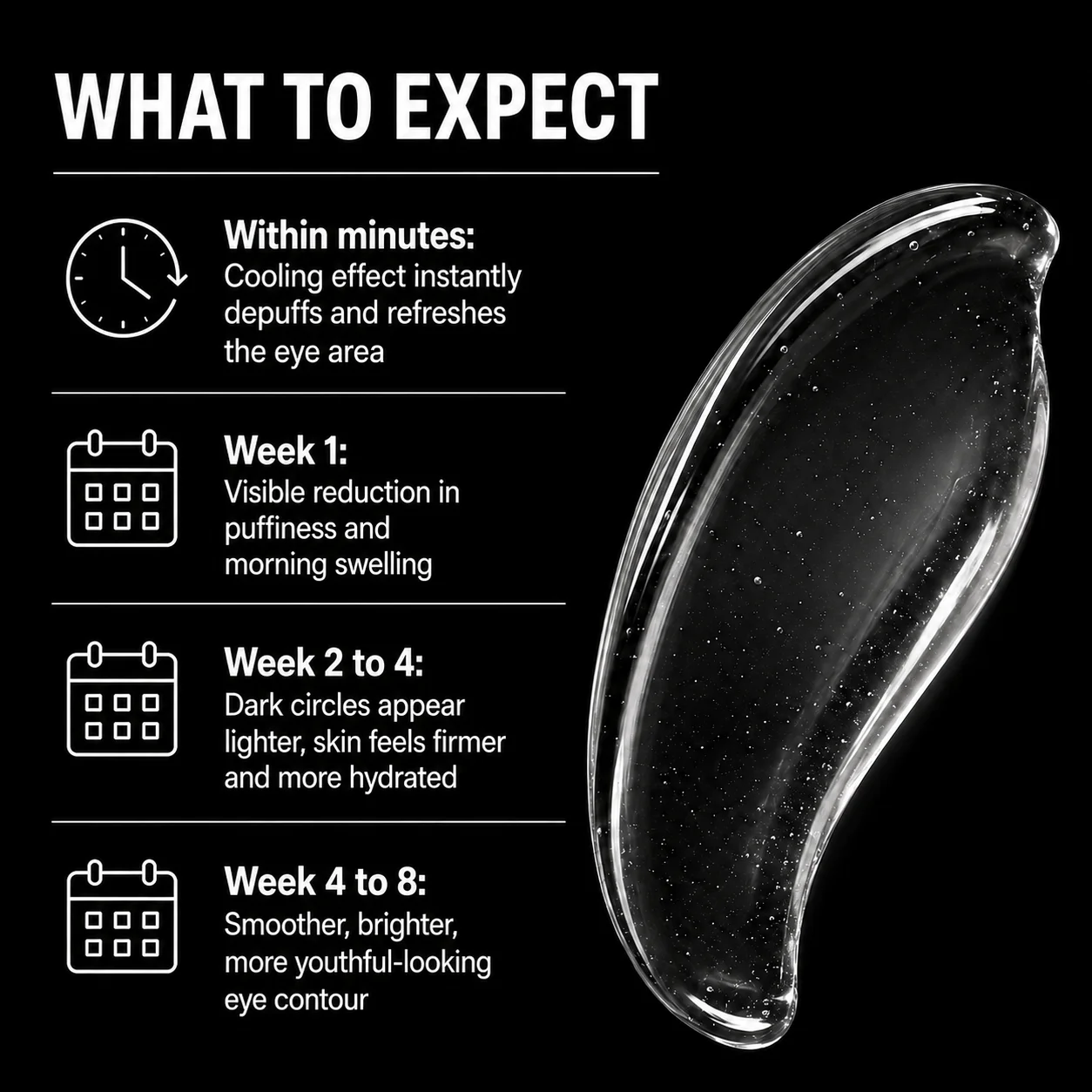Brightening Eye Gel what to expect