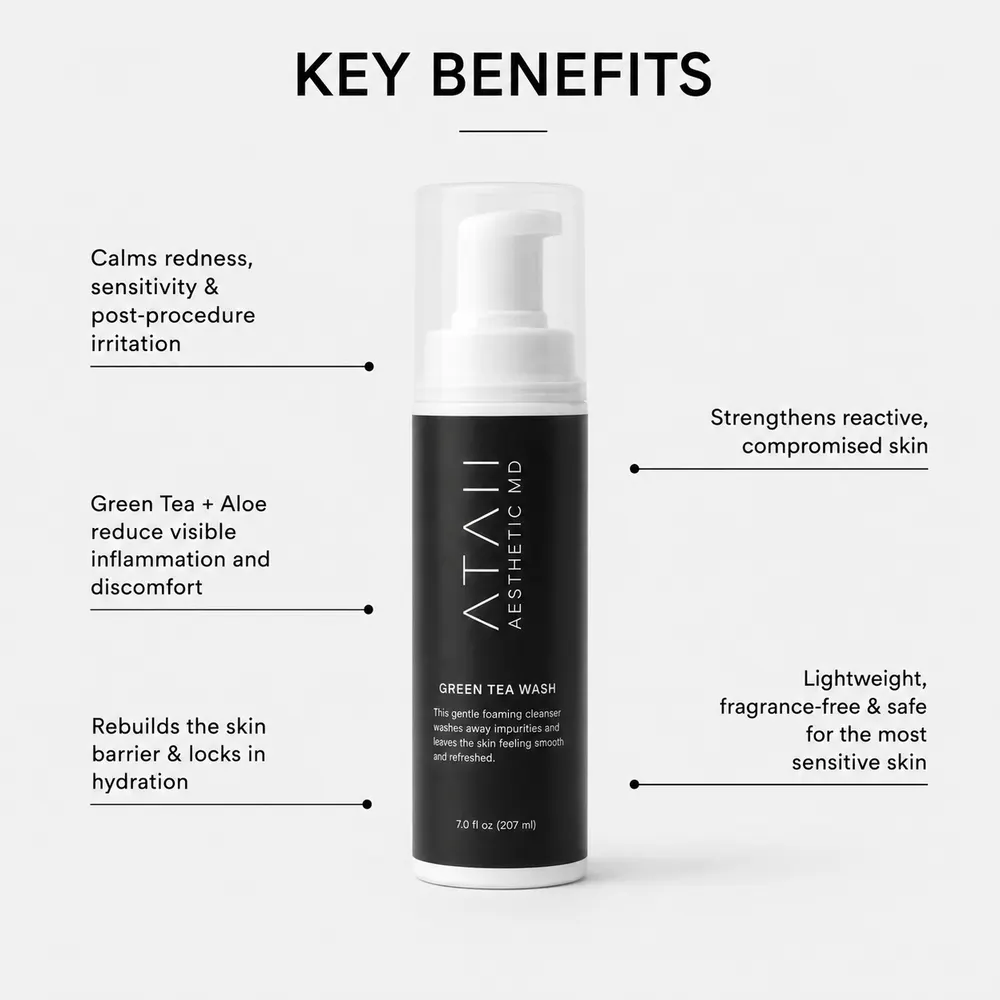 Green Tea Wash key benefits