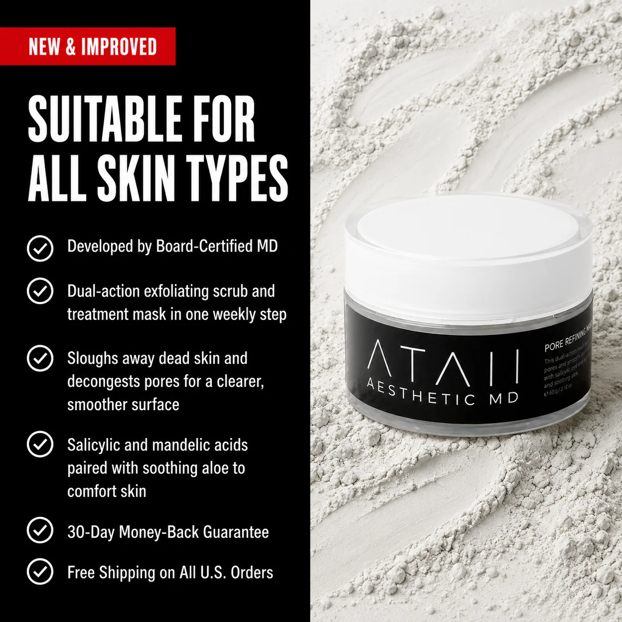 Pore Refining Mask suitable for all skin types