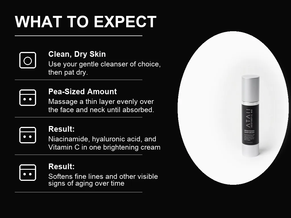 Brightening Moisturizer what to expect