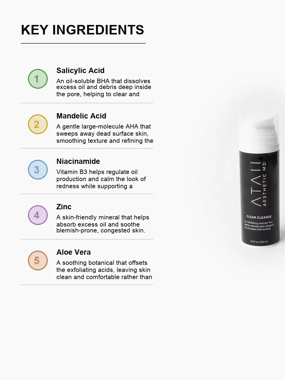 Clear Cleanse key ingredients