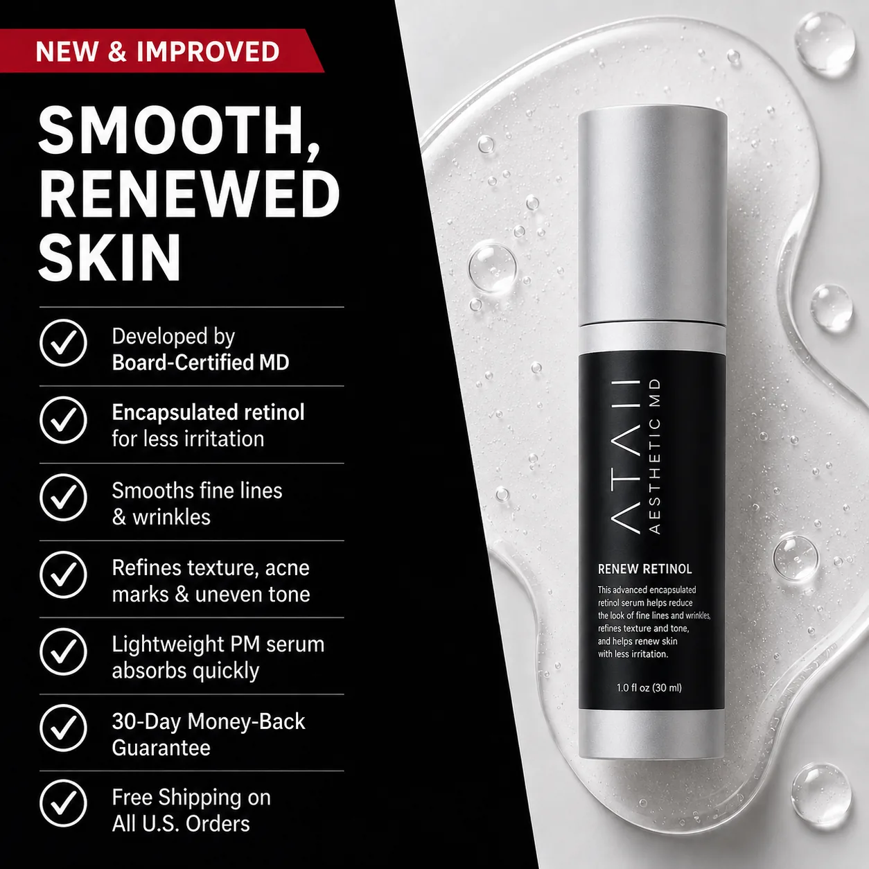 Renew Retinol smooth renewed skin summary